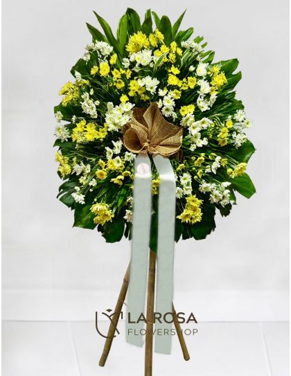 Peaceful Radiance-Funeral Flowers – Funeral Flowers Philippines | Sympathy Flower Delivery