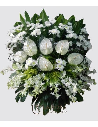 Funeral Basket 08 – Funeral Flowers Philippines | Sympathy Flower Delivery