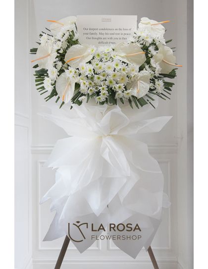 Serenity Garden Flower Stand – Funeral Flowers Philippines | Sympathy Flower Delivery