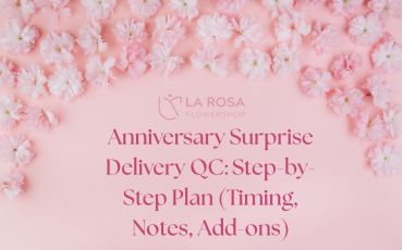 Anniversary Surprise Delivery QC: Step-by-Step Plan (Timing, Notes, Add-ons) 
