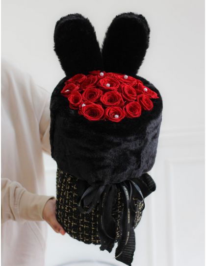 ((Preserved) Maison Bunny - Preserved Flower Delivery by LaRosa Flower Shop Quezon City