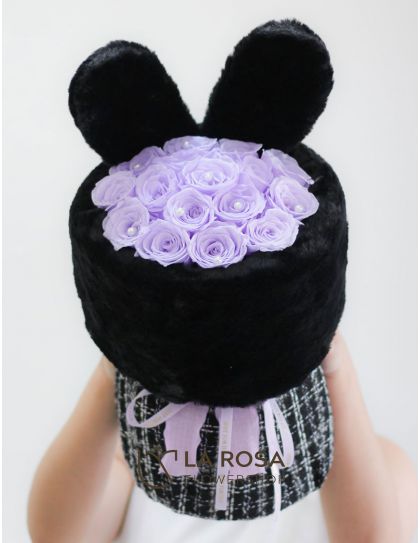 (Preserved) Moon Bunny Bloom - Preserved Flower Delivery by LaRosa Flower Shop Quezon City