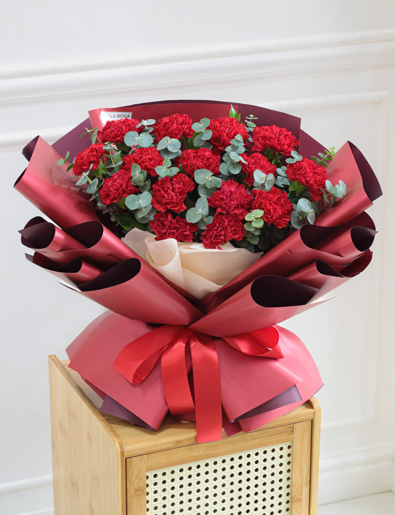 Elegant Carnations as flower tributes for loved ones in the philippines