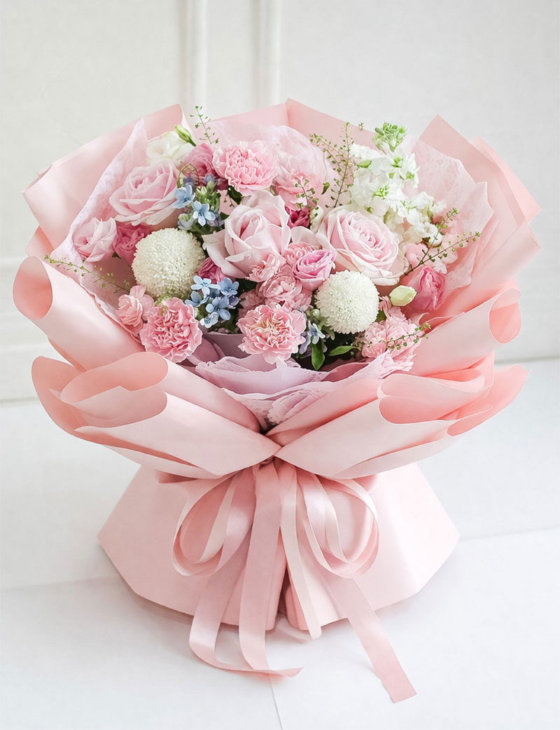 Fresh Blossoming Beauty flower arrangement, perfect for celebrating a special anniversary in Makati