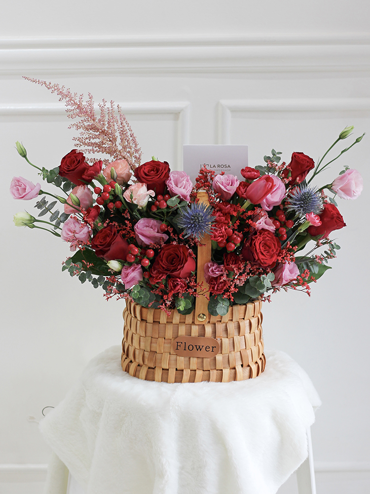 Wildflower Meadow Basket by La Rosa Flower Shop