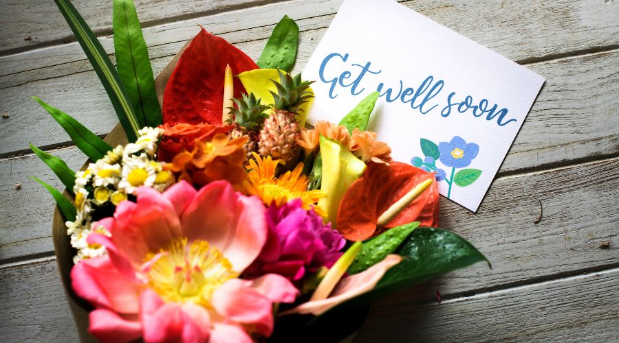 the importance of flowers during recovery by la rosa