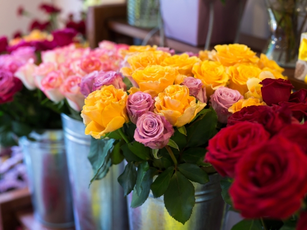 Flowers arrangement at La Rosa Flower Shop flower anniversary ideas