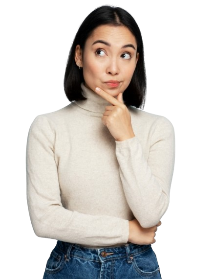 Woman wondering what bouquet to choose at La Rosa Flower Shop birthday bouquett