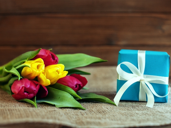 flowers with gift at la rosa flower shop fathers day flowers