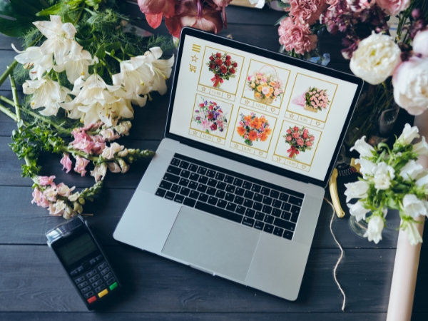 Ordering online at La Rosa Flower Shop fathers day flowers