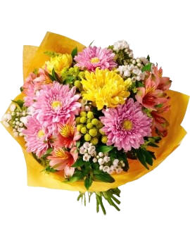 Mixed flowers at La Rosa Flower Shop sunflower bouquet Metro Manila